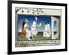 Kublai Khan Gives the Polos their Passport, C1280s-null-Framed Giclee Print