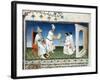 Kublai Khan Gives the Polos their Passport, C1280s-null-Framed Giclee Print