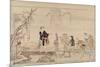 Kubo Shunman / 'Country scene', 1794, Japanese School, Paper, 245 mm x 237 mm, G05643.-KUBO SHUNMAN-Mounted Poster