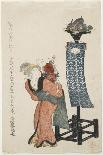 Woman with a Pack Horse, Late 18th-Early 19th Century-Kubo Shunman-Giclee Print