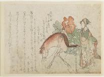 Returning from a Poetry Gathering, C.1785-89-Kubo Shunman-Giclee Print