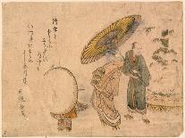 Returning from a Poetry Gathering, C.1785-89-Kubo Shunman-Giclee Print