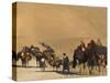 Kuchie Nomad Camel Train, Between Chakhcharan and Jam, Afghanistan, Asia-Jane Sweeney-Stretched Canvas