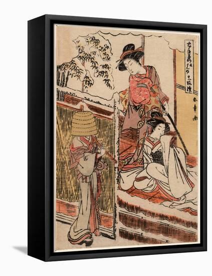 Kudanme-Katsukawa Shunsho-Framed Stretched Canvas