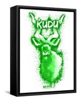 Kudo  Spray Paint Green-Anthony Salinas-Framed Stretched Canvas