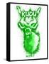 Kudo  Spray Paint Green-Anthony Salinas-Framed Stretched Canvas