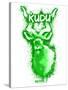 Kudo  Spray Paint Green-Anthony Salinas-Stretched Canvas