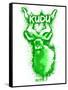 Kudo  Spray Paint Green-Anthony Salinas-Framed Stretched Canvas