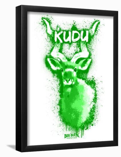 Kudo  Spray Paint Green-Anthony Salinas-Framed Poster