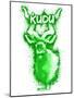 Kudo  Spray Paint Green-Anthony Salinas-Mounted Poster