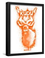 Kudo  Spray Paint Orange-Anthony Salinas-Framed Poster