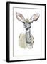 Kudu Fawn, Sarara, 2018,-Mark Adlington-Framed Giclee Print