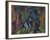 Kuehe Im Wald, 1920/21-Ernst Ludwig Kirchner-Framed Giclee Print