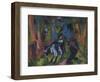 Kuehe Im Wald, 1920/21-Ernst Ludwig Kirchner-Framed Giclee Print