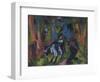 Kuehe Im Wald, 1920/21-Ernst Ludwig Kirchner-Framed Giclee Print