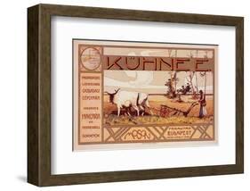 Kühnee plows etc. Budapest-Árpád Basch-Framed Art Print