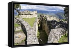 Kuelap, precolombian ruin of citadel city, Chachapoyas, Peru, South America-Peter Groenendijk-Framed Stretched Canvas