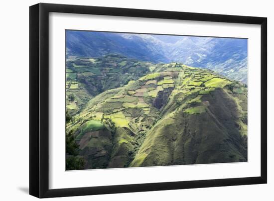 Kuelap, precolombian ruin of citadel city, Chachapoyas view, Peru, South America-Peter Groenendijk-Framed Photographic Print