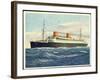 Künstler Blick Auf Dampfer Europa Auf Hoher See-null-Framed Giclee Print