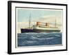 Künstler Blick Auf Dampfer Europa Auf Hoher See-null-Framed Giclee Print