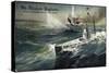 Künstler Blockade Englands, U Boot, Engl. Dampfer-null-Stretched Canvas