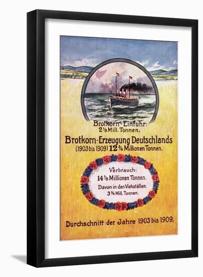 Künstler Brotkorn Erzeugung, 1903 Bis 1909, Schiff-null-Framed Giclee Print