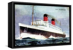 Künstler Church, W., Cunard Line, R.M.S. Mauretania-null-Framed Stretched Canvas