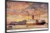 Künstler Cunard Line, R.M.S. Andania, Dampfer-null-Stretched Canvas