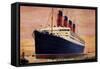 Künstler Cunard Line, R.M.S Aquitania Arriving-null-Framed Stretched Canvas