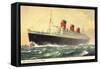 Künstler Cunard Line, R.M.S. Queen Mary, Dampfschiff-null-Framed Stretched Canvas