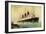 Künstler Cunard Line, R.M.S. Queen Mary, White Star-null-Framed Giclee Print
