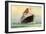 Künstler Cunard White Star, Dampfschiff Aquitania-null-Framed Giclee Print