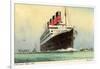 Künstler Cunard White Star, Dampfschiff Aquitania-null-Framed Giclee Print