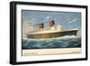 Künstler Cunard White Star Line, Queen Elisabeth-null-Framed Giclee Print