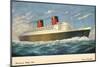 Künstler Cunard White Star Line, Queen Elisabeth-null-Mounted Giclee Print