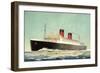 Künstler Cunard White Star, Steamer Mauretania-null-Framed Giclee Print