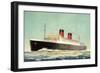 Künstler Cunard White Star, Steamer Mauretania-null-Framed Giclee Print