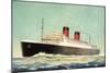 Künstler Cunard White Star, Steamer Mauretania-null-Mounted Giclee Print