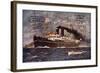 Künstler Dampfer Nagasi Maru Der Nyk Line, Lotse-null-Framed Giclee Print