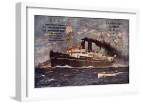 Künstler Dampfer Nagasi Maru Der Nyk Line, Lotse-null-Framed Giclee Print
