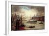 Künstler Dampfschiff Im Hafen, Segelschiffe, Fed 402-null-Framed Giclee Print