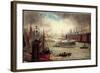 Künstler Dampfschiff Im Hafen, Segelschiffe, Fed 402-null-Framed Giclee Print