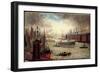 Künstler Dampfschiff Im Hafen, Segelschiffe, Fed 402-null-Framed Giclee Print