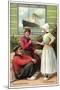 Künstler Dutch Costumes, Volendam, Hapag Dampfer-null-Mounted Giclee Print