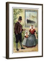 Künstler Dutch Costumes, Zeeland, Hapag Dampfer-null-Framed Giclee Print