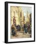 Künstler Ferraris, A. V., Kairo Ägypten, Gasse, Affendresseur-null-Framed Giclee Print