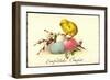 Künstler Frohe Ostern, Küken Auf Ostereiern-null-Framed Giclee Print