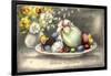 Künstler Frohe Ostern, Ostereierschale, Küken-null-Framed Giclee Print