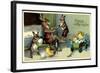 Künstler Frohe Ostern, Osterhase, Küken, Pfeife-null-Framed Giclee Print