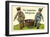 Künstler Frohe Ostern, Soldaten Tragen Ostereierkorb-null-Framed Giclee Print